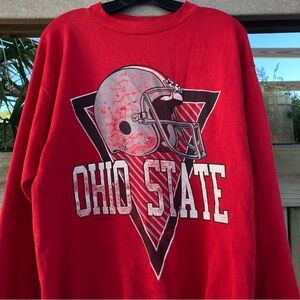 Vintage 90s Ohio State University Buckeyes Tultex Sweatshirt